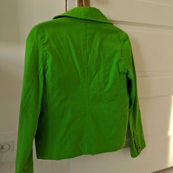 Retro 60's lime green coat - Picture 3 of 3